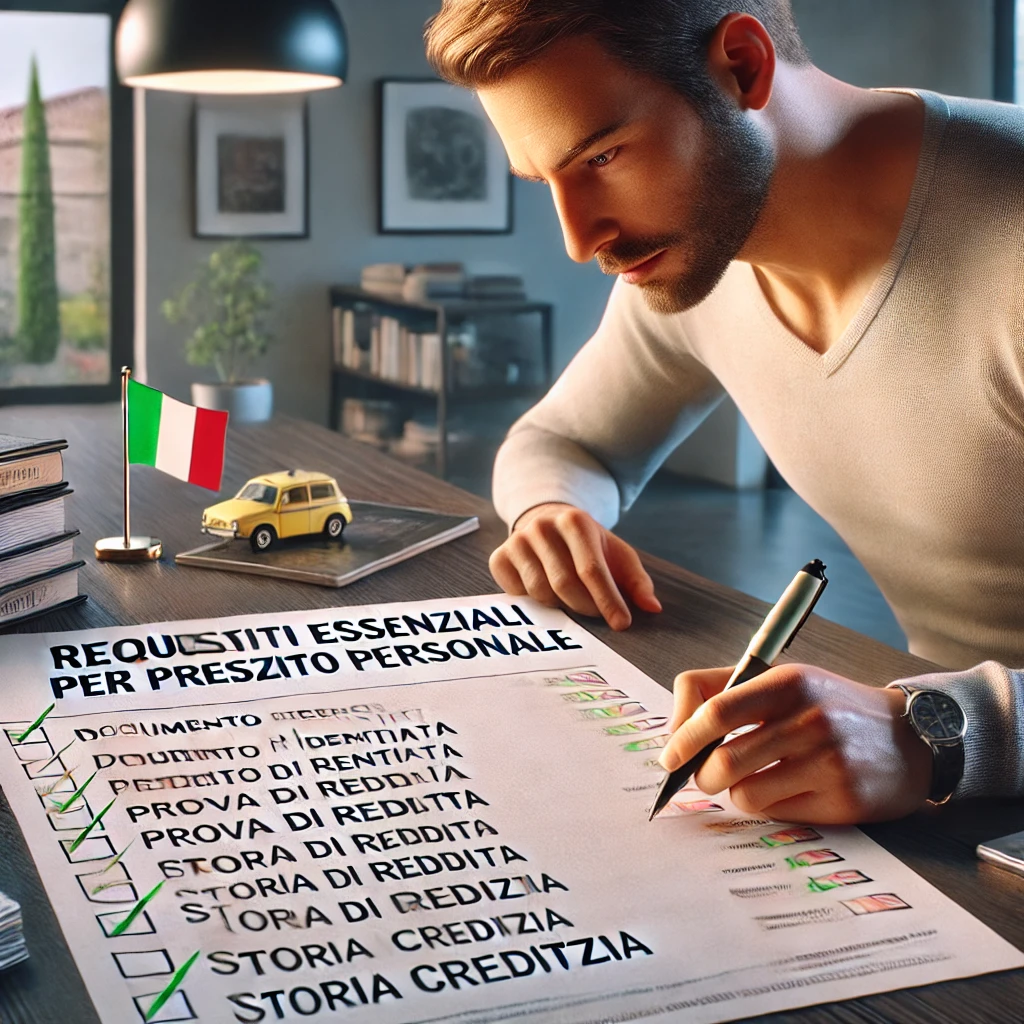 Requisiti essenziali per ottenere un prestito